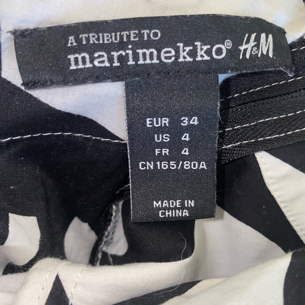 Black and white H&M Maxi dress “Tribute to Marimekko” limited release - Picture 6 of 6